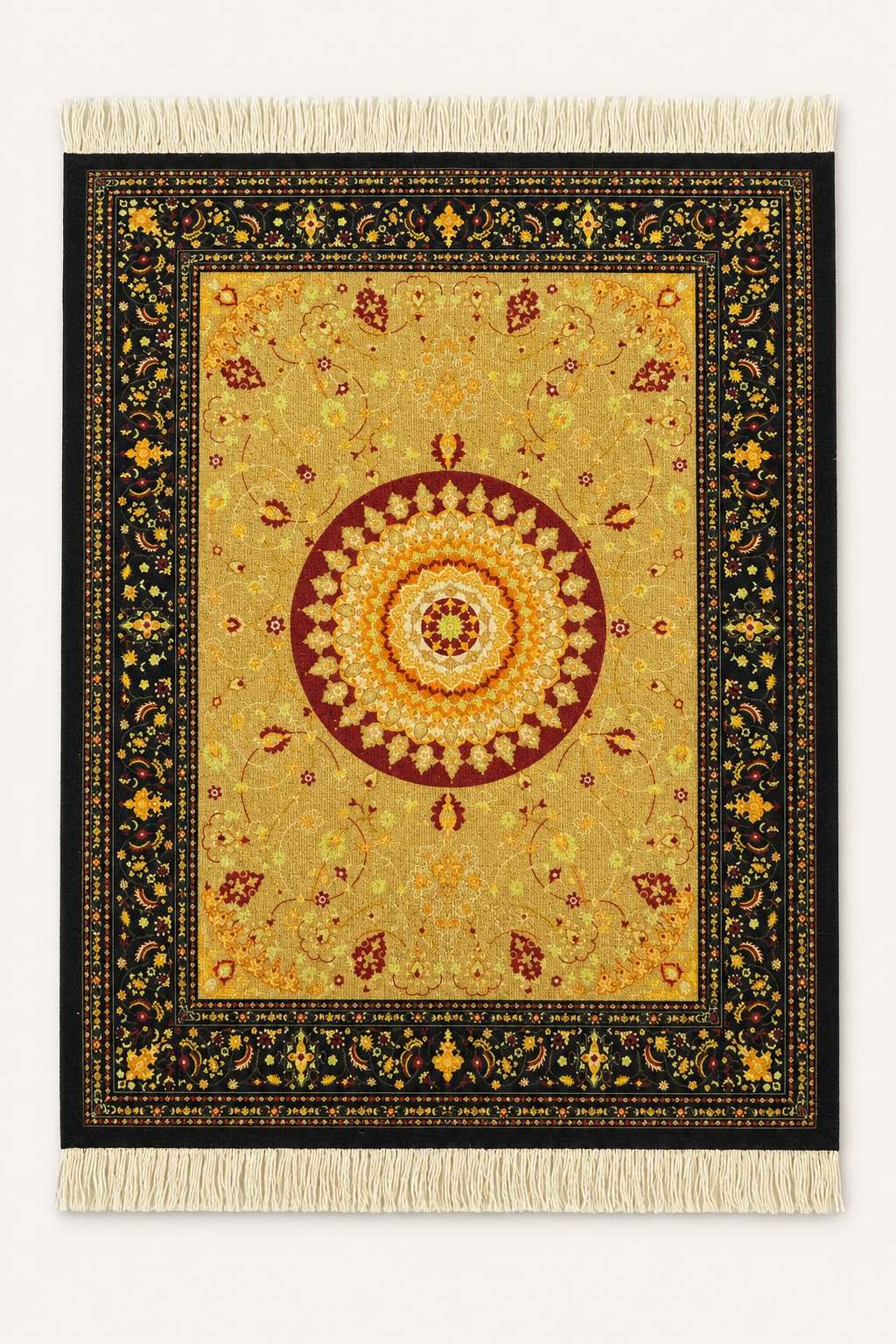 Cleaned-up Golden Sunburst mouse pad photo