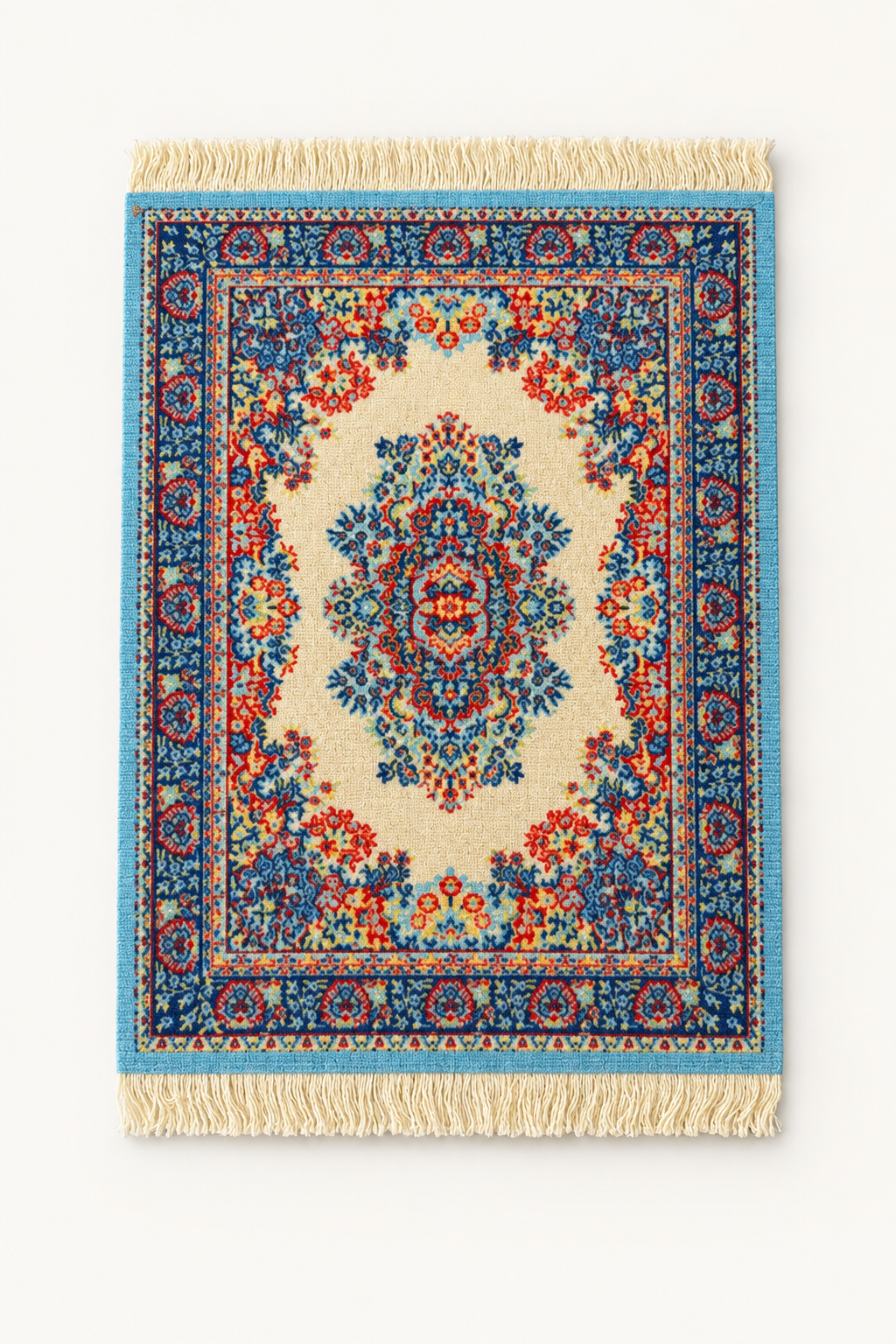 Cleaned-up Sapphire Floral mouse pad photo