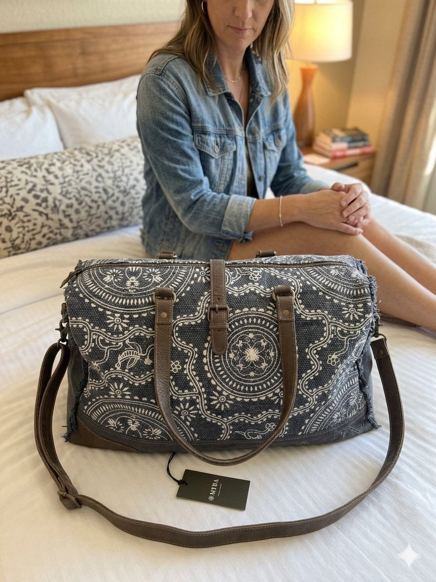 Sylvan Canvas & Leather Weekender Bag
